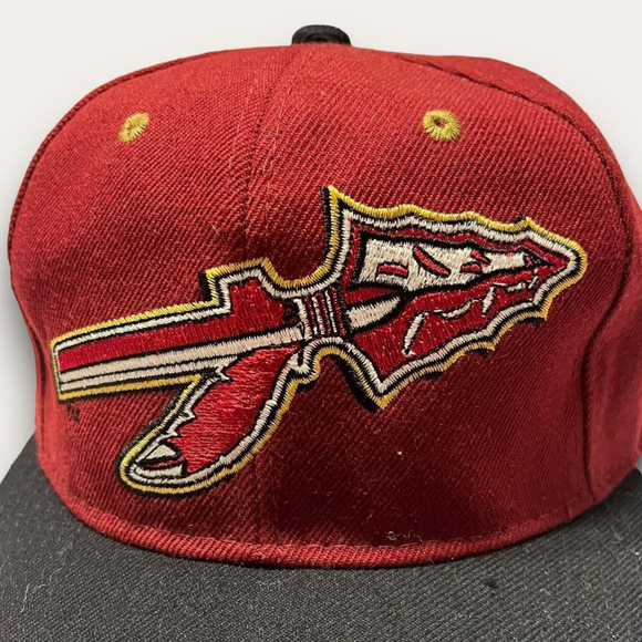 Vintage Zephyr Florida State Seminoles Snapback Hat Wool Blend Embroidered Rare - Picture 2 of 8